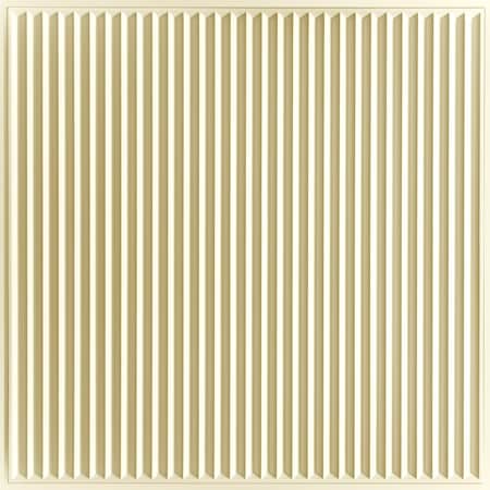 Ceilume Polyline 2ft x 2ft Sand Ceiling Tile V1-POLYLN-22SAO